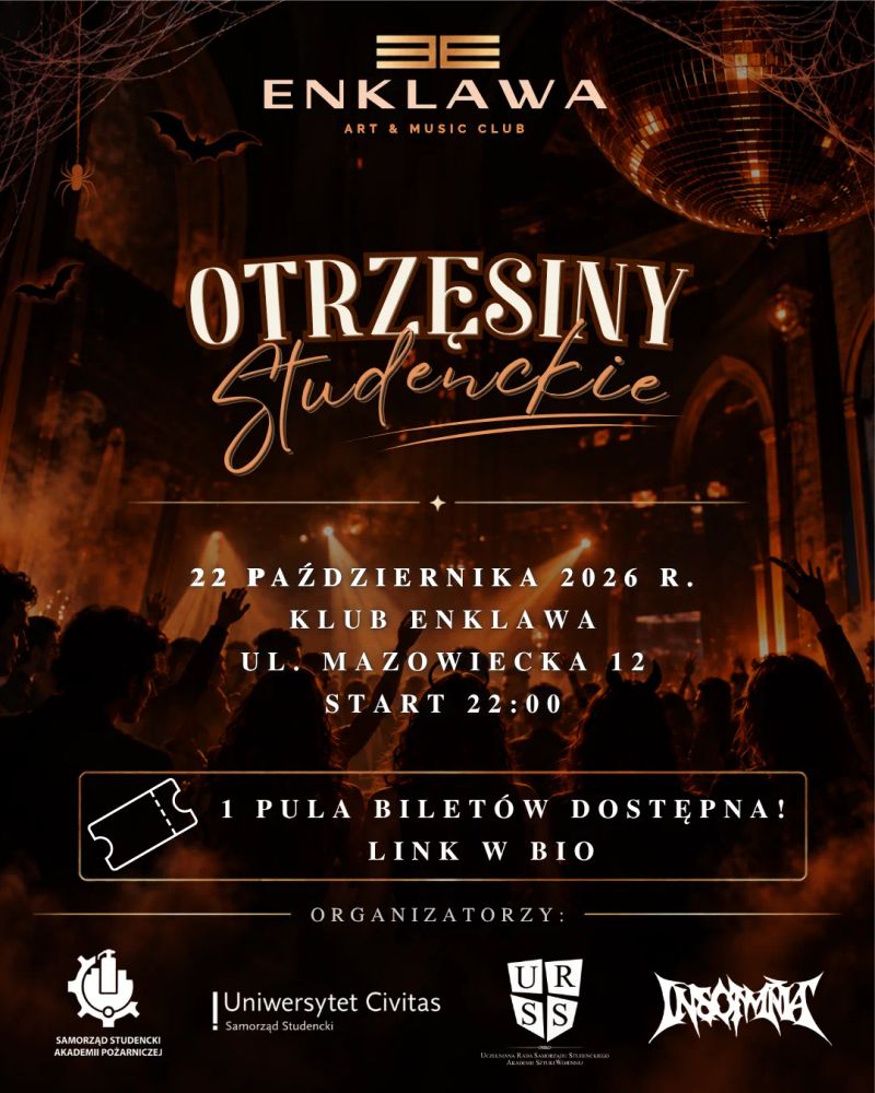 Otrzęsiny 2026 Akademia Pożarnicza X INSOMNIA 