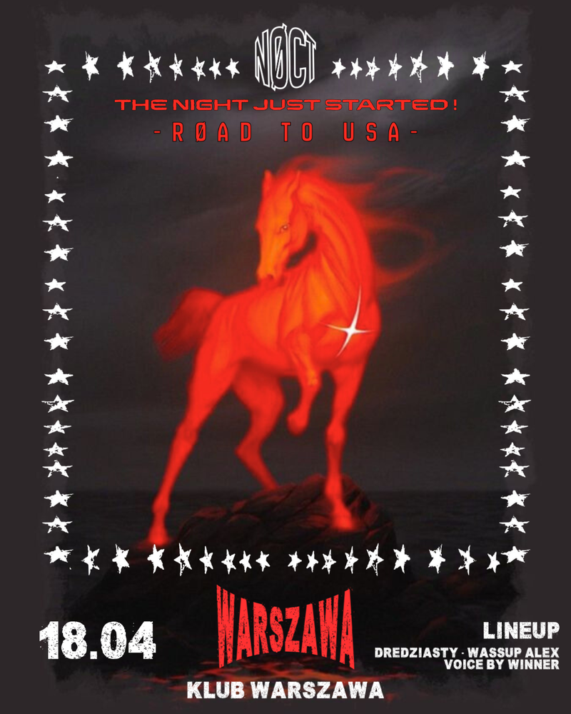 ROAD TO USA - WARM-UP PARTY - WARSZAWA